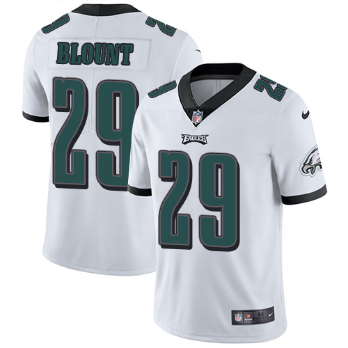 Nike Eagles #29 LeGarrette Blount White Men's Stitched NFL Vapor Untouchable Limited Jersey